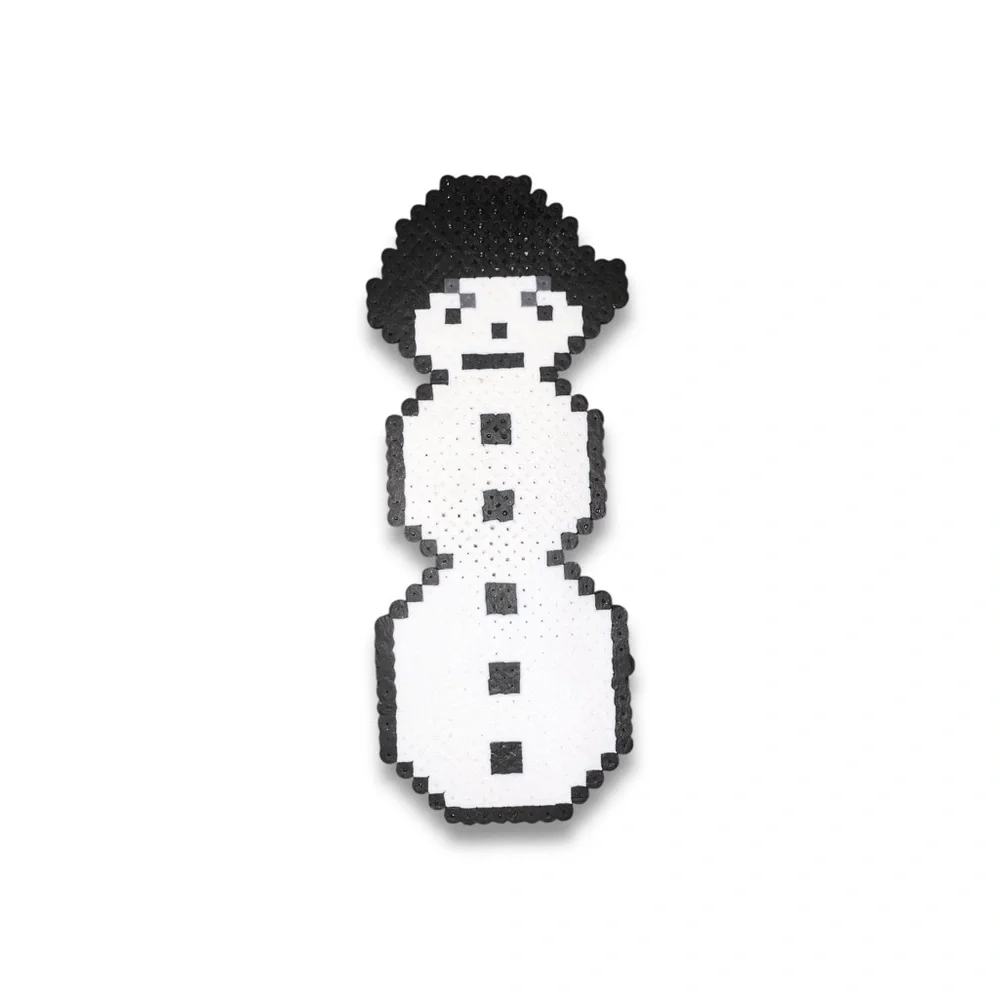 Ohgeesy snowman perler bead